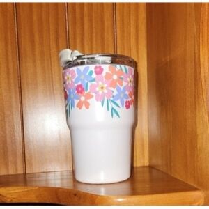 The Spring Shop 12 Oz. Travel Tumbler with Floral Accent